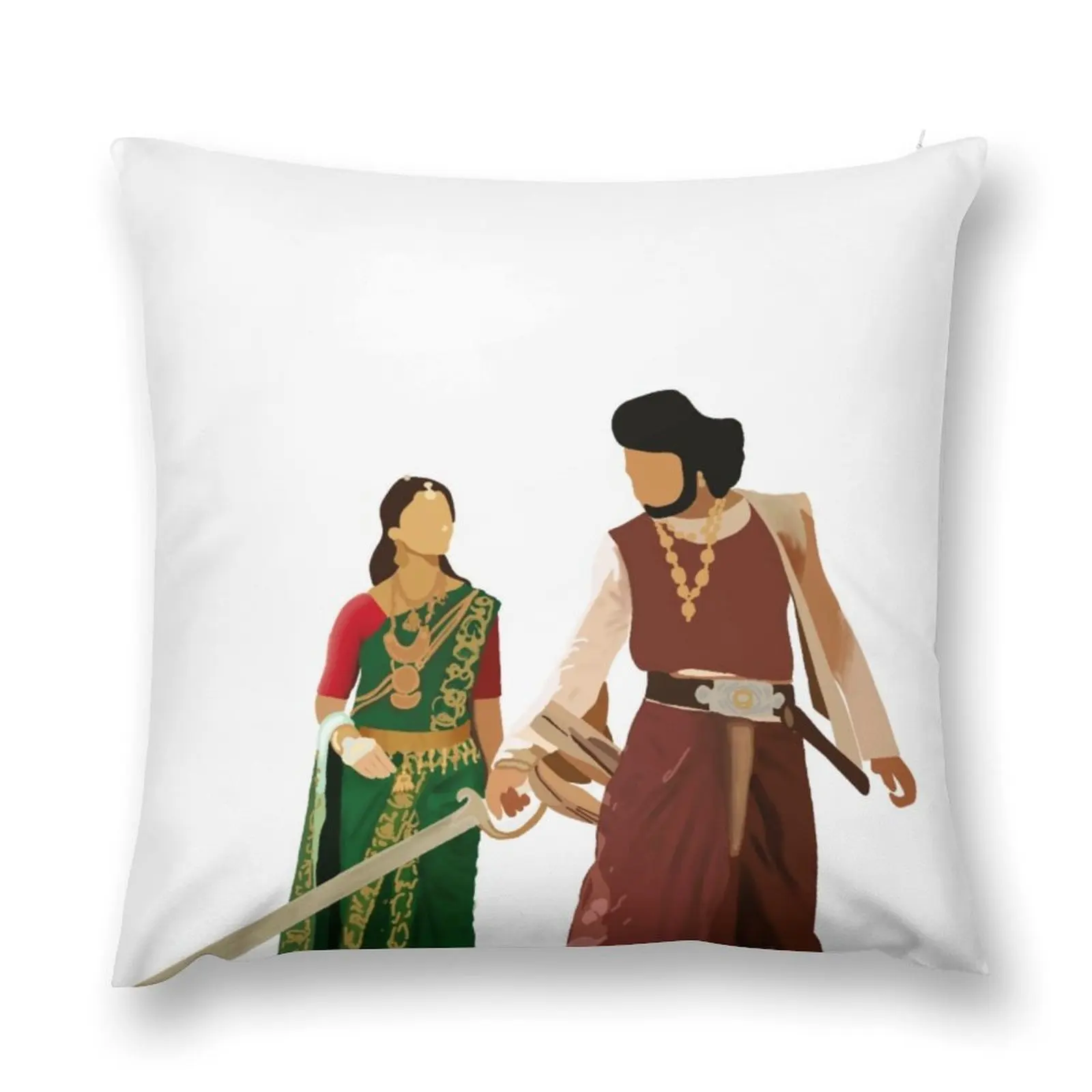 Baahubali 2 (Prabhas and Anushka) декоративная подушка Рождественская Подушка под заказ