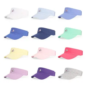 Cool Visor Hat for Women Men 2022 New Fashion Sun Protective Beach Hats Summer White Pink Grey Wide Elastic Band Visor