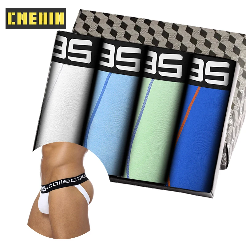 

CMENIN BS New Brand Cotton Gay Sexy Underwear Man Jockstrap Underpants Soft Tanga Men's Thong And G String Men's Panties Slip