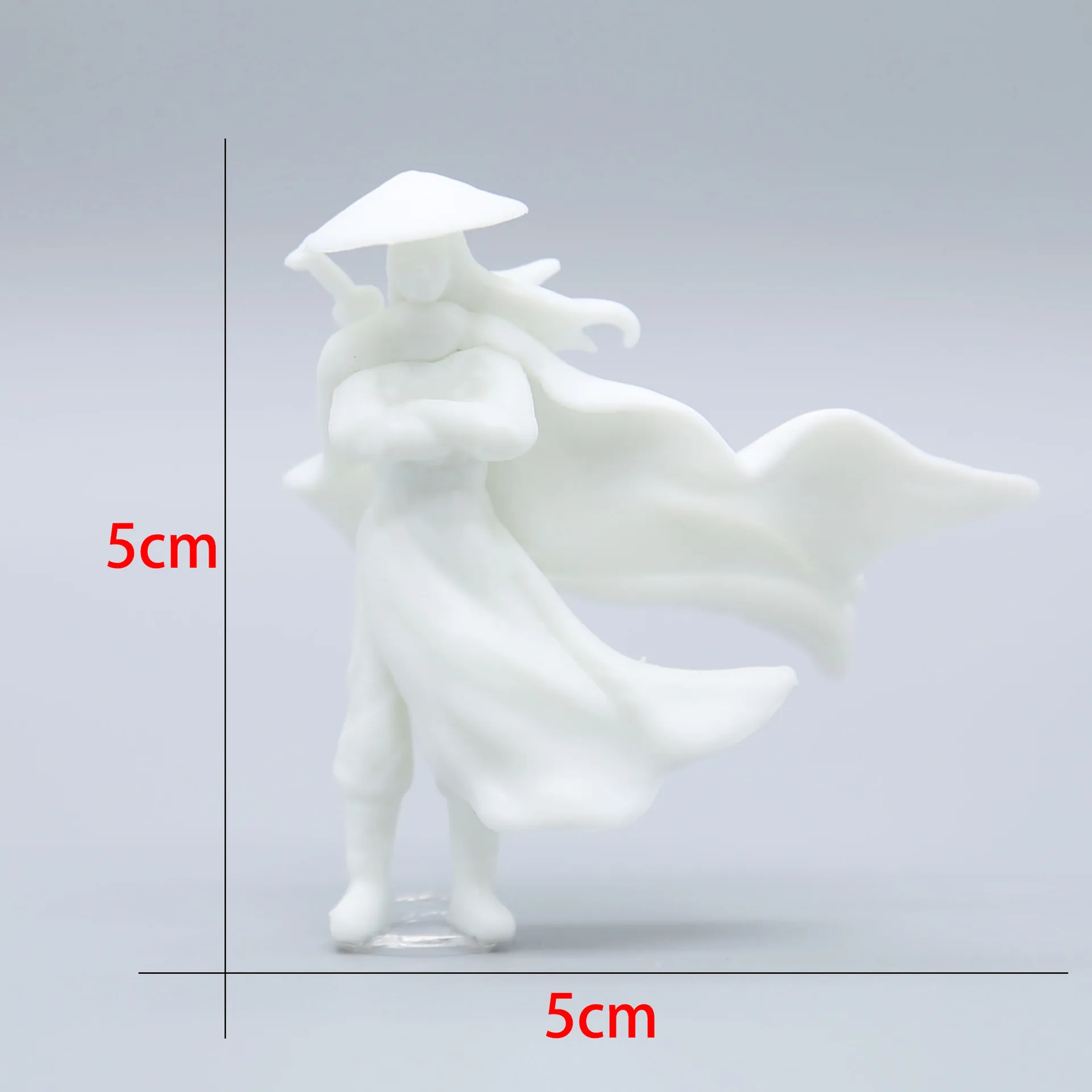 

50mm Resin Mini Figures Model Ancient Japanese Chinese Ninja Samurai Warrior Modeling Cool Miniature Car Decoration Gifts