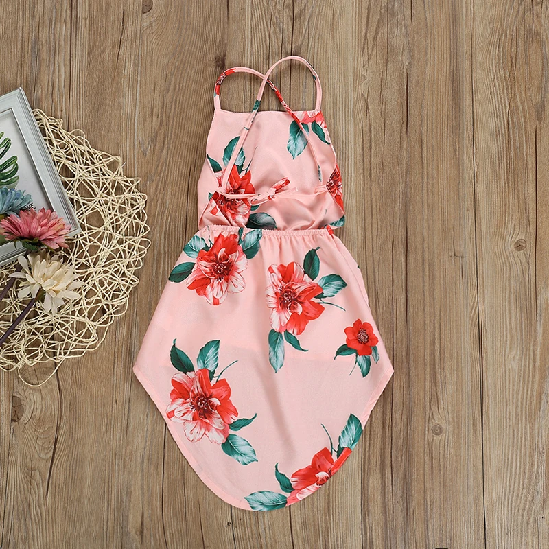 Летние платья для девочек детская одежда в европейском и американском стиле