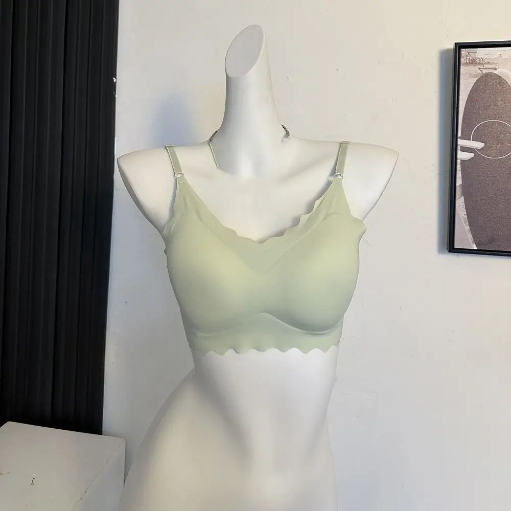 Бесшовный бюстгальтер без косточек с подкладкой красивые кружевные