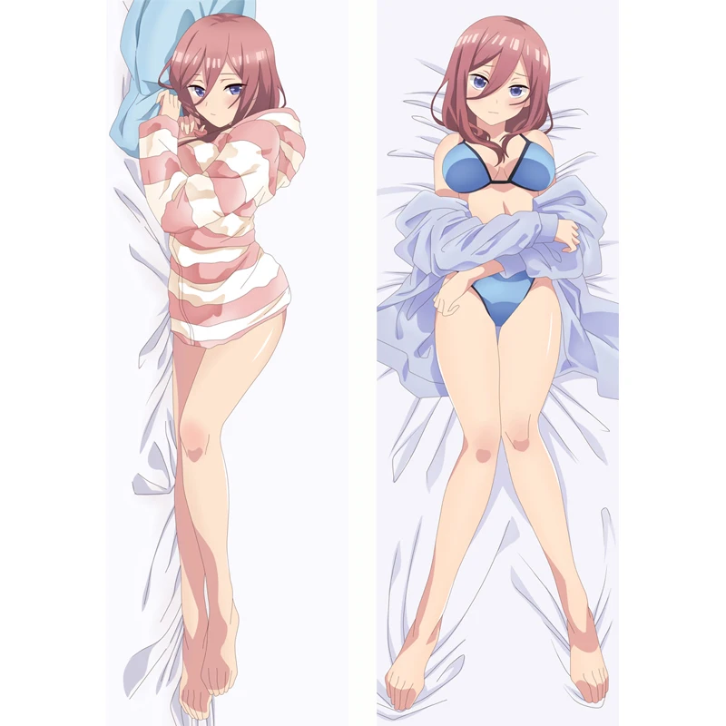 Recommend   The Quintessential Quintuplets Nakano Miku Anime Body Pillowcase Long Decorative   Cushion for Bed