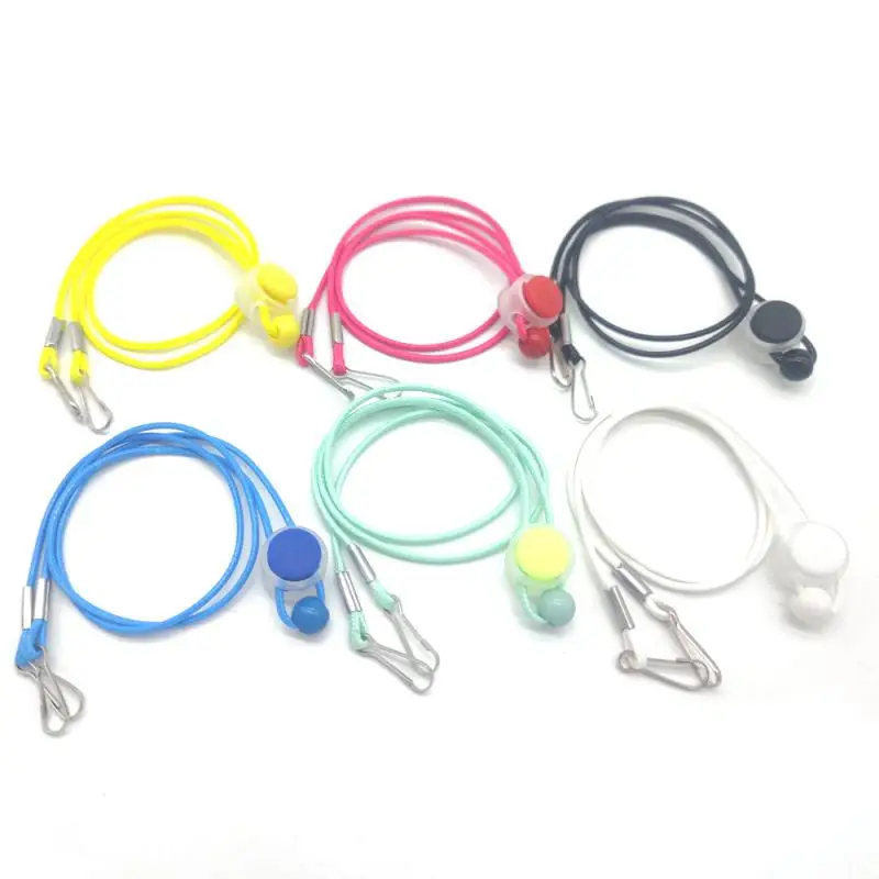 

Adjustable Face Mask Lanyard Convenient Holder Rope Anti-lost Portable Mask Hanging Neck Rop Ropes Two Hooks dropship