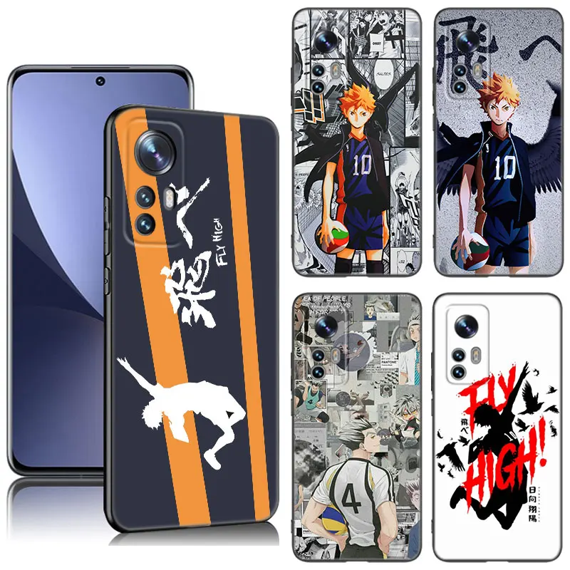 

Anime Haikyuu Volleyball FLY Phone Case For Xiaomi Mi 8 9 SE 10 10T 11 12 13 Lite 9T 11T 12S 12T 13 Pro 12X 11i Silicone Cover