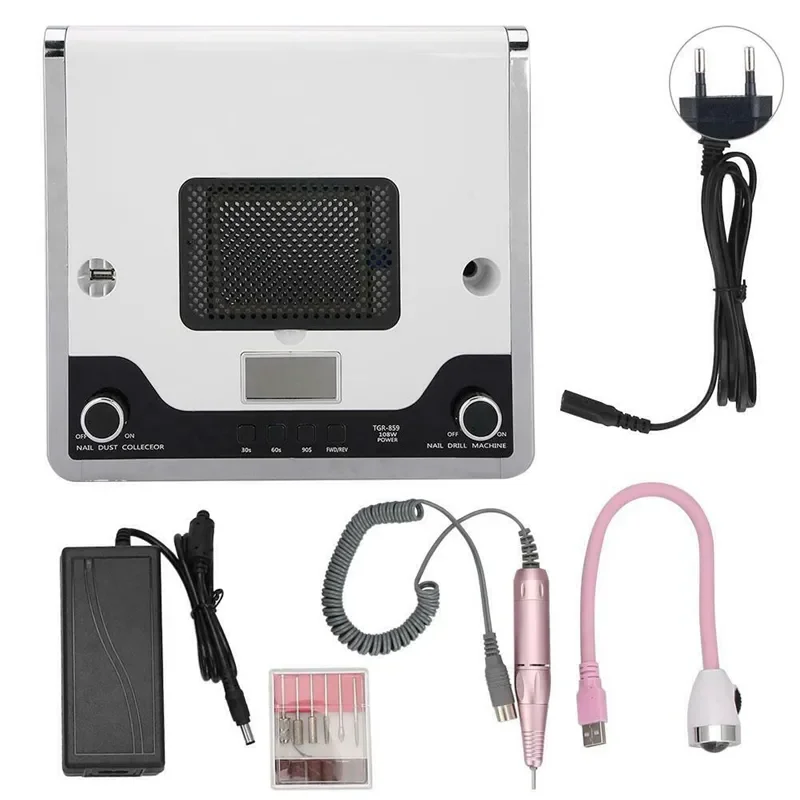 

Новинка года, многофункциональная лампа для ногтей 4 в 1, средство для очистки, шлифовальная машинка светильник кой для дизайна ногтей, салон...