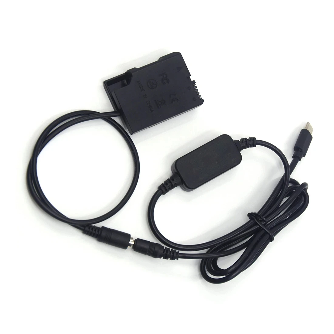 

EP-5A Coupler EN-EL14 Dummy Battery+USB-C USB-PD Converter To DC Cable For Nikon P7000 P7800 D5500 D5600 D3300 D3400 D5100 D5300