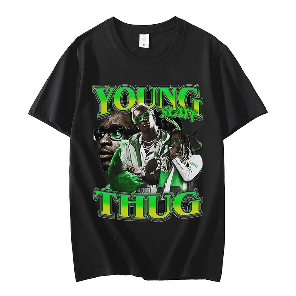 

Hip Hop Rapper Young Thug T-Shirt Men Women Oversized T Shirt Graphic T-shirts Summer Harajuku Fashion Cool Streetwear Unisex