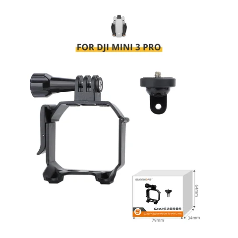 Верхний кронштейн камеры для DJI Mini 3 Pro Light s ночной Расширенный адаптер держатель кронштейна светильник вспышка для дрона аксессуары