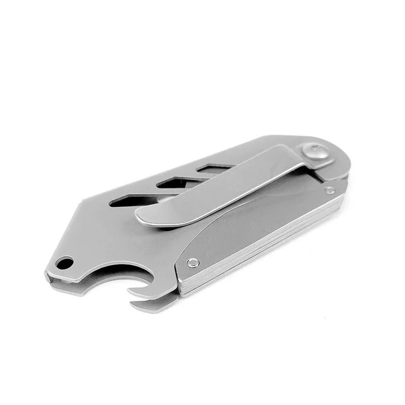 Складной нож из нержавеющей стали острый карманный с задней шиной для