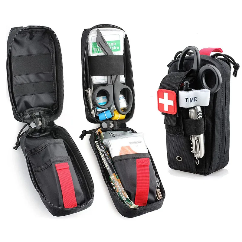 

Tactical MOLLE Medical EDC Pouch EMT First Aid Kit Pouch IFAK Outdoor Hunting Emergency Survival Bag Waist Tool Pack