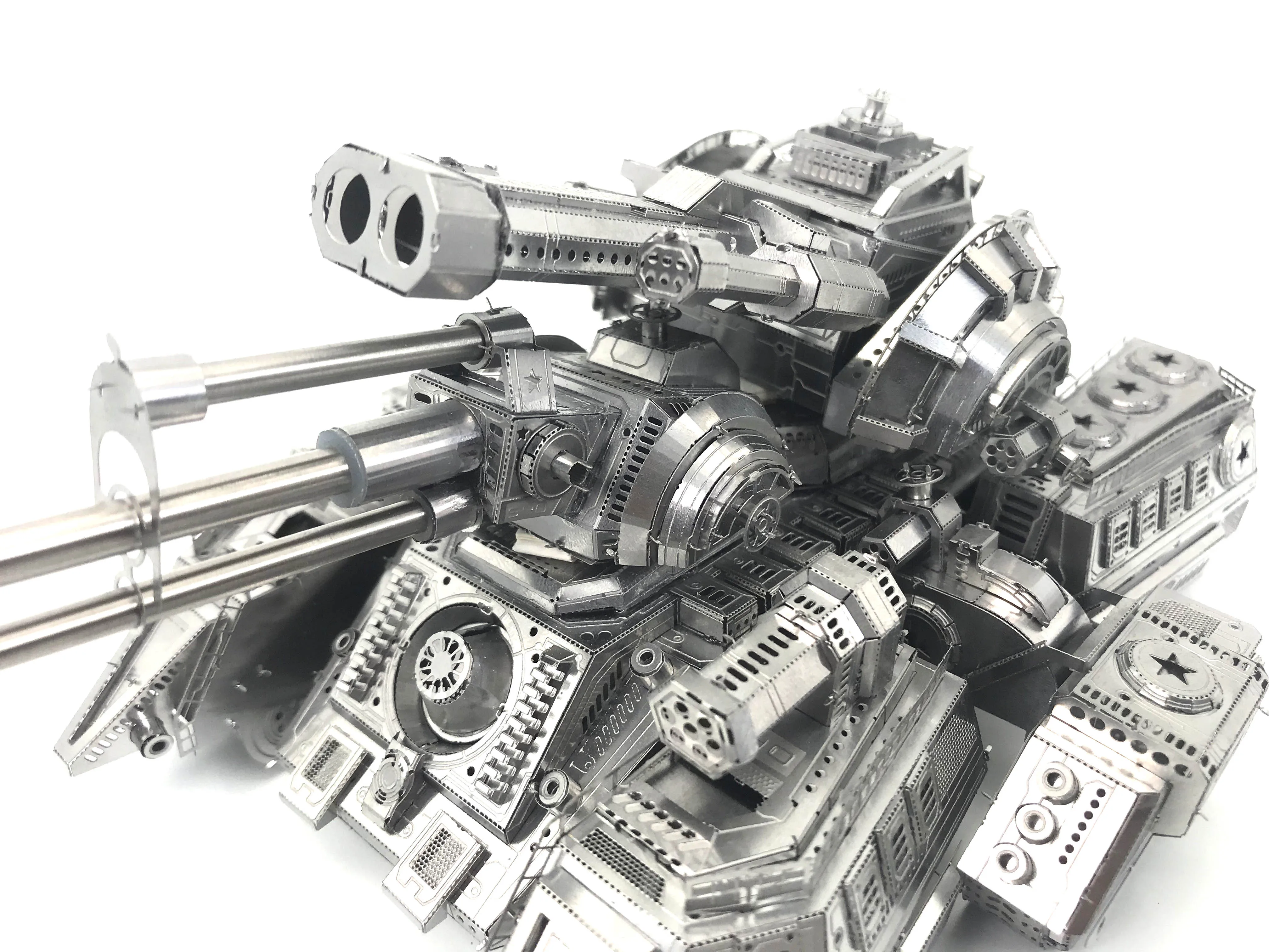 Металлическая 3D модель DIY Tank KV2 Super tank лазерная вырезка головоломка игрушки для