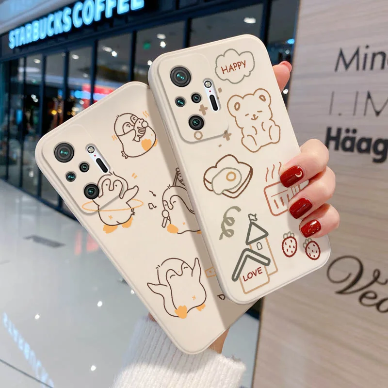 

Poco F3 Case For Xiaomi Redmi 9 Case Soft TPU Funda Redmi Note 10 Pro 8 9 9S 7 9C NFC 9A 10S Poco X3 Pro M3 Mi 11 Lite 10T Cover