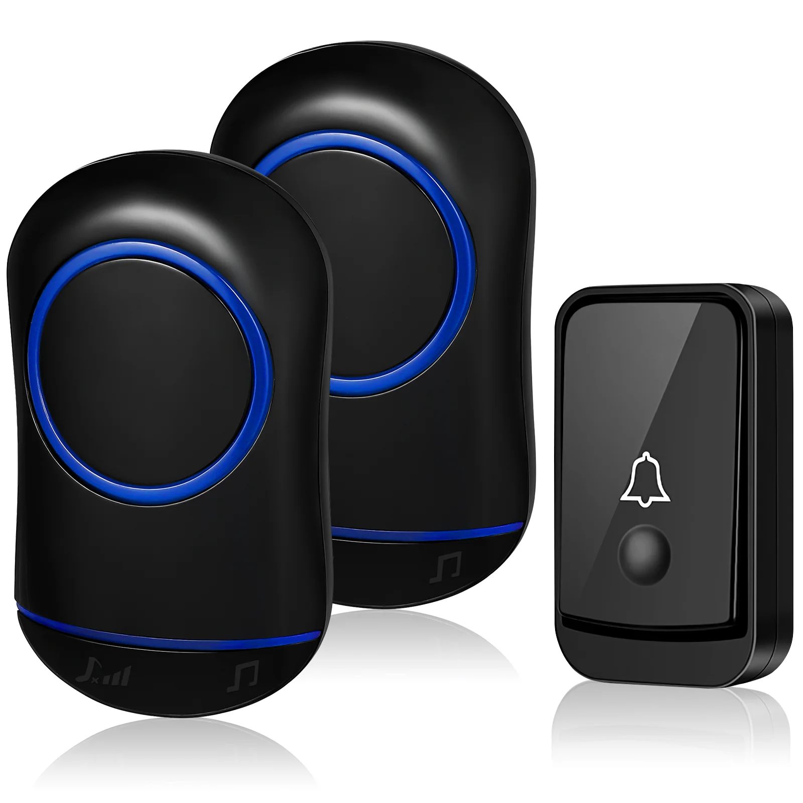 

Wireless Door Bell Entry Bells Cordless Chime Doorbell Office Household Plug