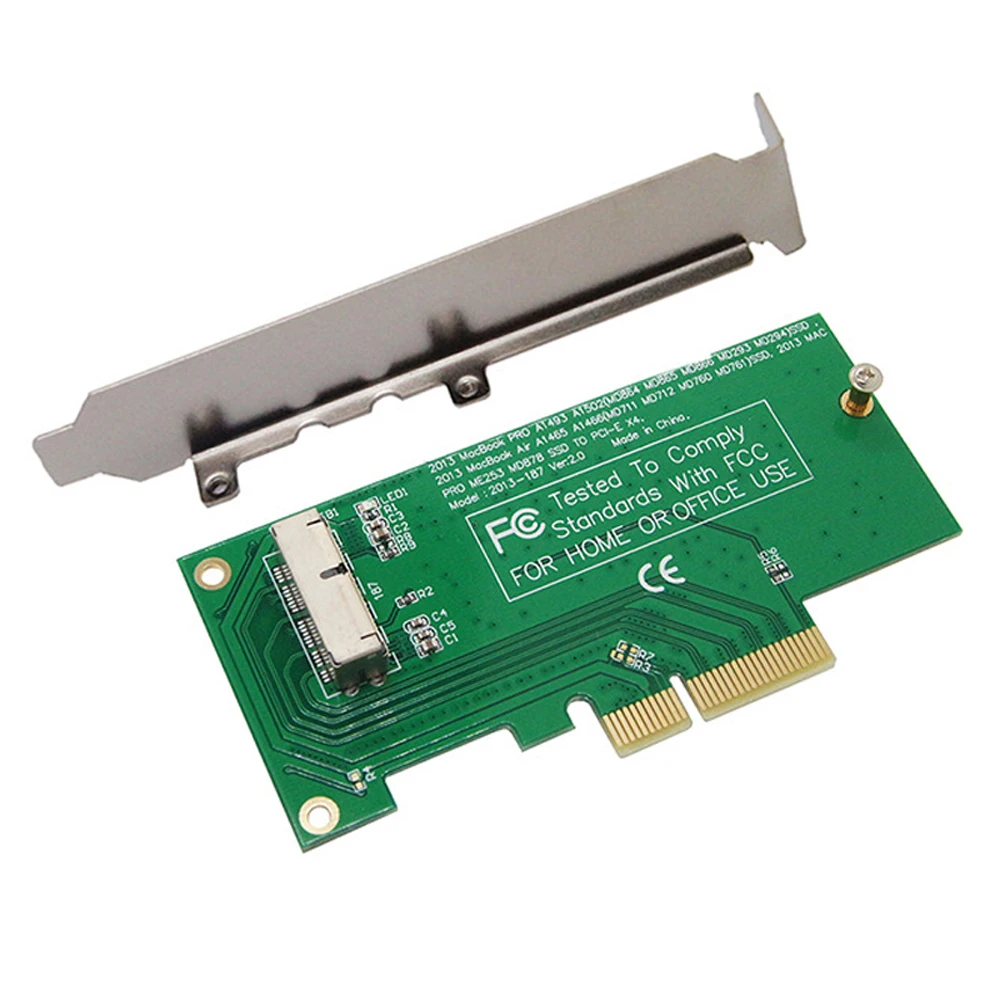 

Переходник-карта на PCI Express PCIE PCI-E X4 для Apple 2013 2014 2015 для MacBook Air A1465 A1466 Mac Pro MD878 ME253 M.2 SSD