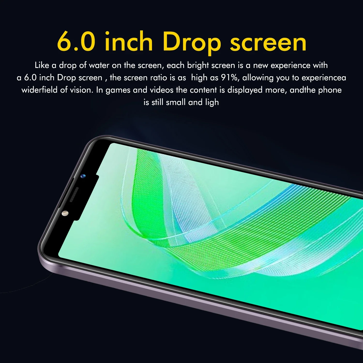 Фото Smartphone Android X6 Pro 6.0 inch 2 RAM 16GB ROM 3500mah Battery Mobile phone Google Play Dual SIM 5+8MP Cell phones №4