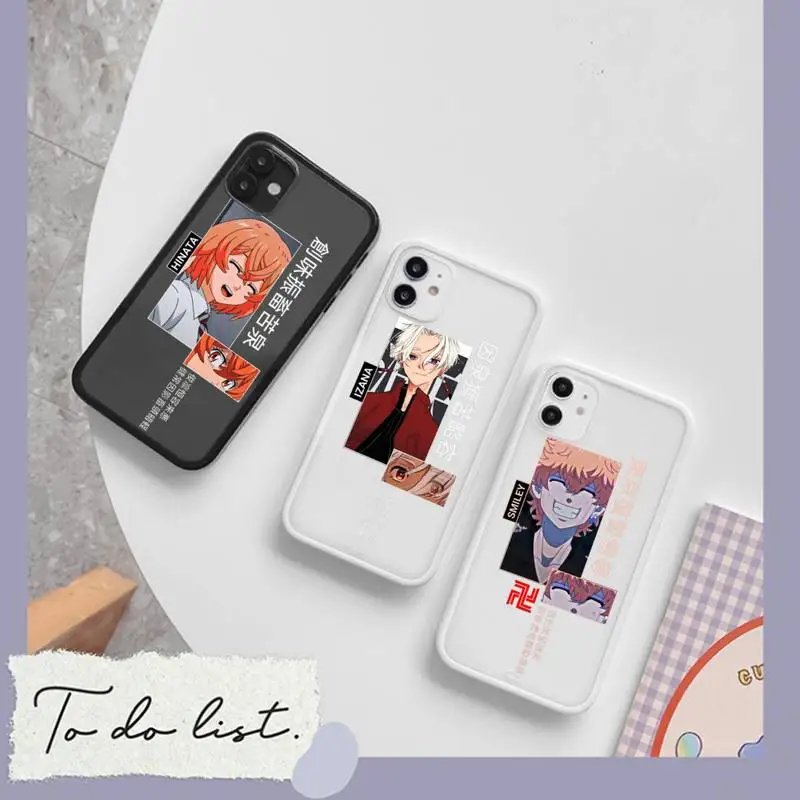 

Tokyo Revengers Avengers manjiro sano Phone Case matte transparent For iphone 7 8 11 12 13 plus mini x xs xr pro max cover