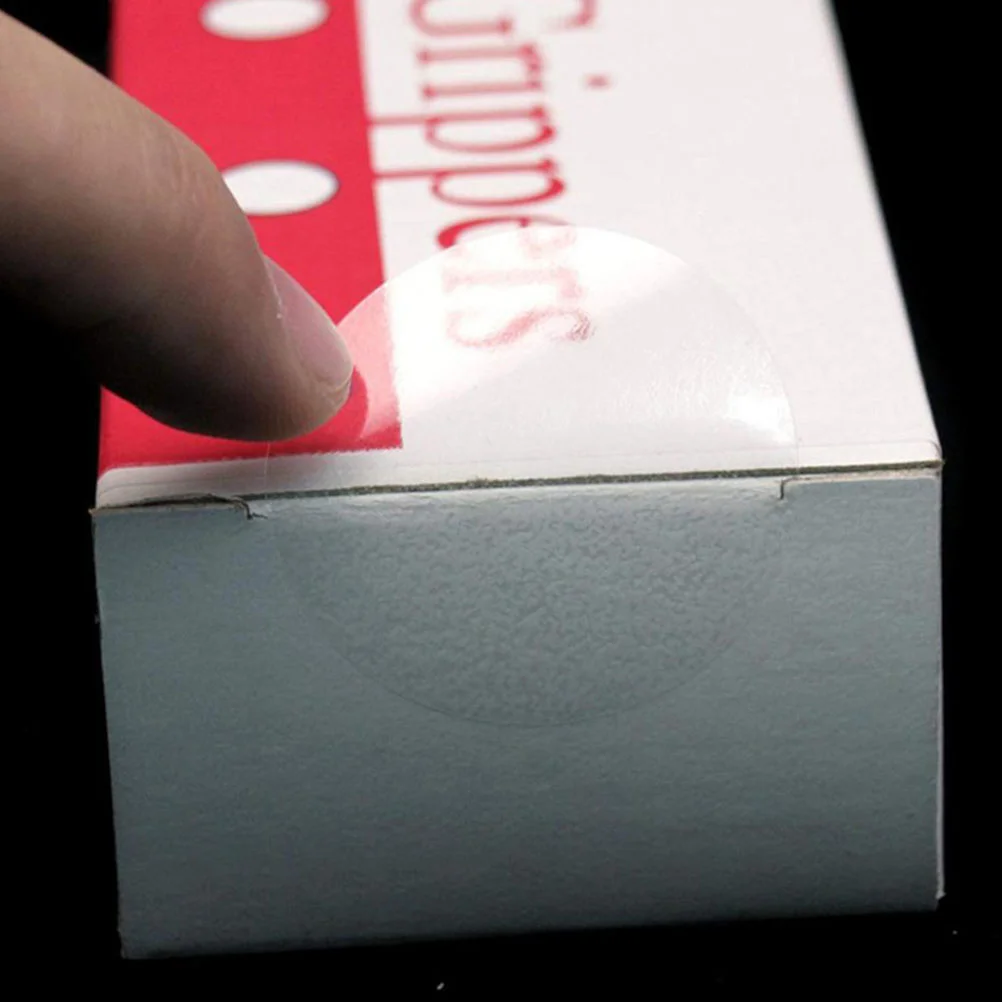 Круглые прозрачные наклейки этикетки для упаковки конверты круг почты розничная