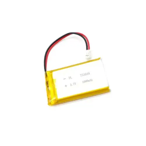 

Литий-полимерный ионный аккумулятор 3,7 в 1200 мАч 753048 с разъемом JST 2,0 мм