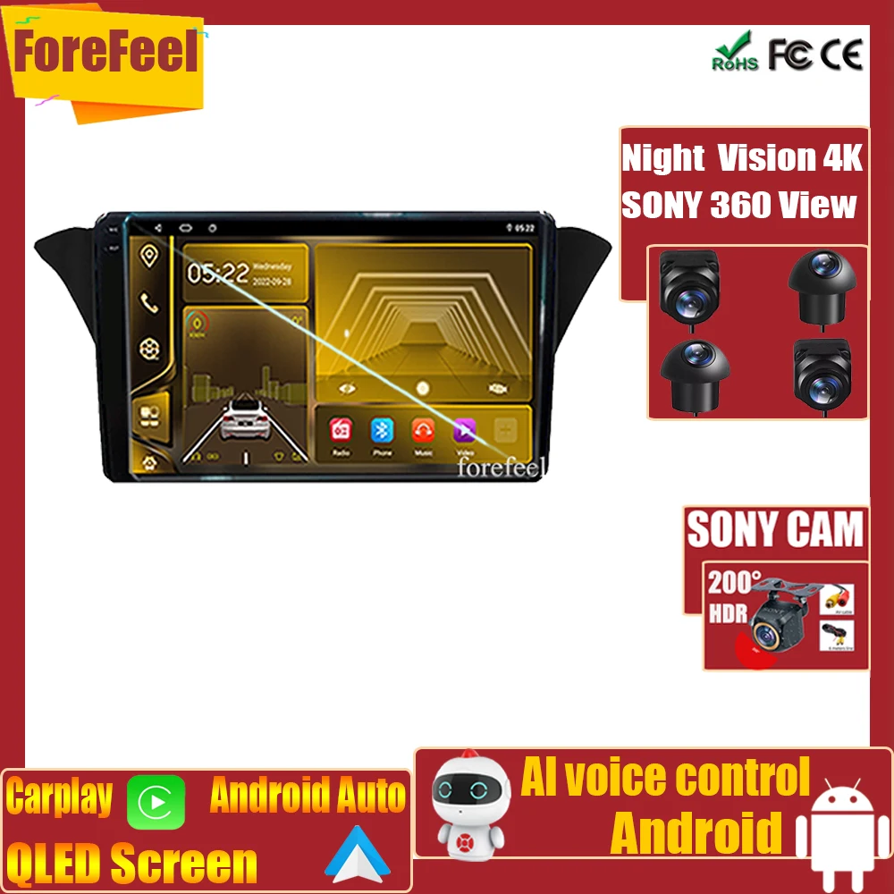 

7862 Android для Hyundai Rohens Genesis Coupe 2012 высокопроизводительный Головной блок Carplay QLED стерео мультимедийный экран навигация