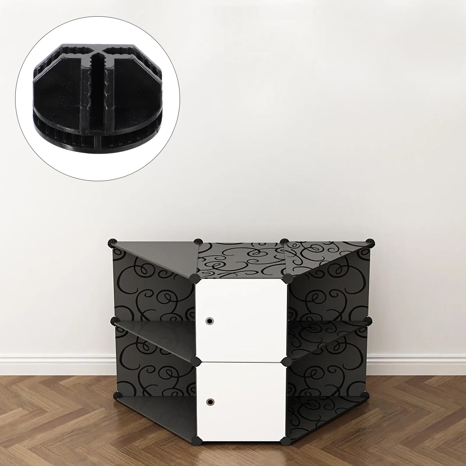 

Buckle Cube Storage Shelves Wire Organizer Connector Cabinet Plastic Joints Combine-unit