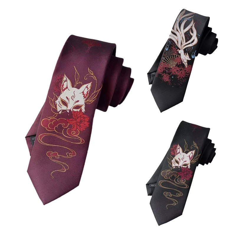 

New style JK Uniform Tie Fox Tie Anime Ties For Men Harajuku Fox Tie Gift Clothing Props