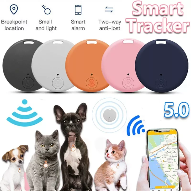 

NEW2022 GPS Tracker Anti-lost Alarm Mini Wireless Bluetooth-compat Tracker Car Child Older Bag Wallet Key Finder Locator Anti Lo