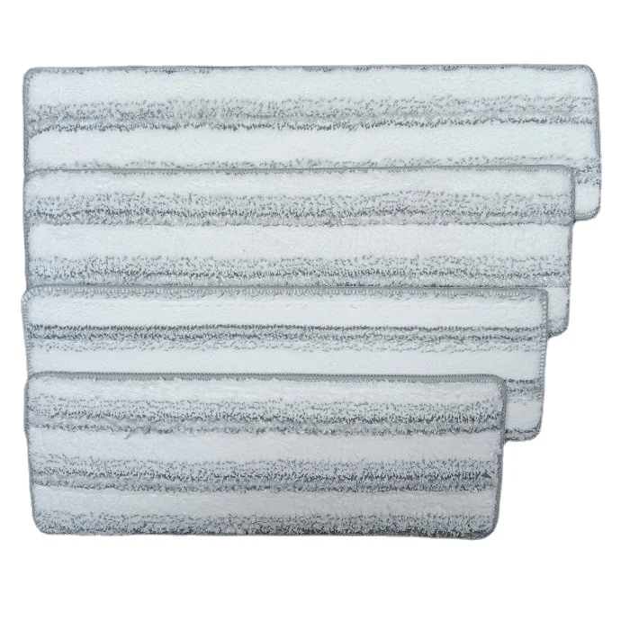 

Manufacturer's flat mop replacement cloth lazy mop free of hand washing adhesive stripe hard silk mop cloth head