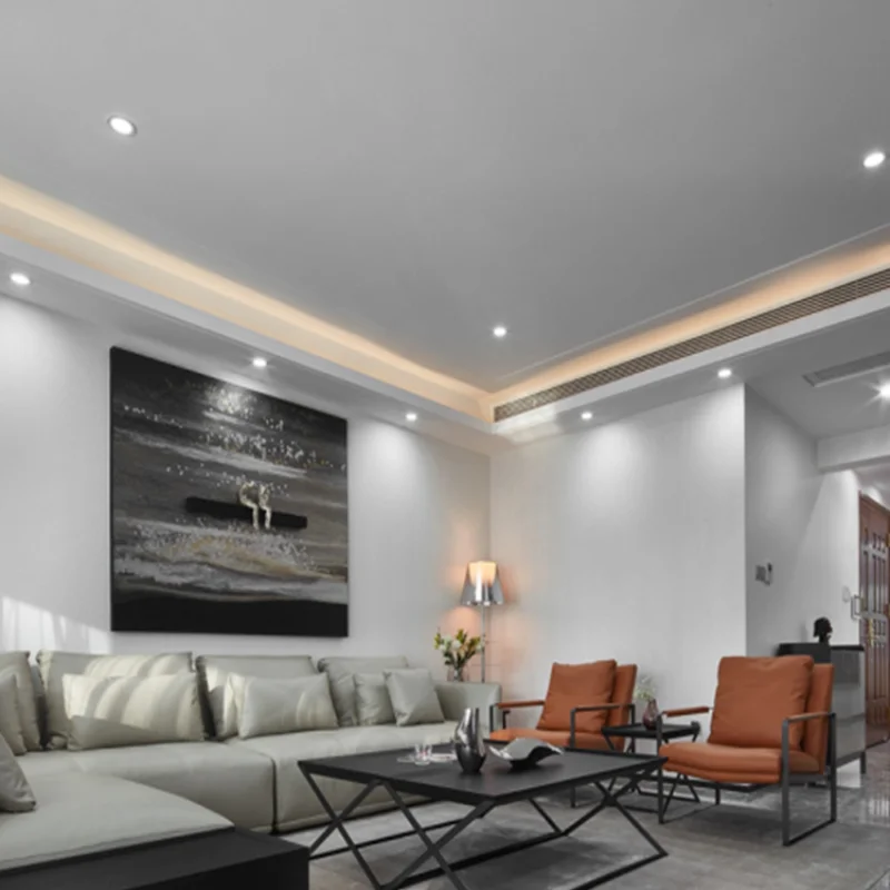 napięcie 12V 24V LED typu Downlight wpuszczana lampa sufitowa Panel świetlny ze sterownikiem aluminium WW-3000K NW-4000K CW-6000K