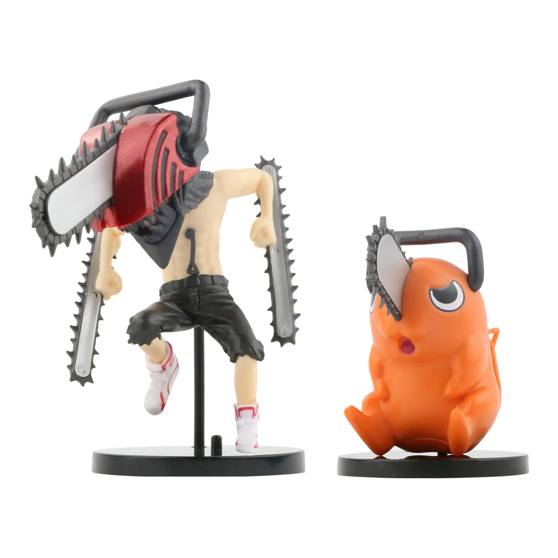 

Chainsaw Man Figure Denji Pochita Anime Figure Q Version Toys Kawaii Model Doll Ornaments Peripherals Christmas Gifts for Kids