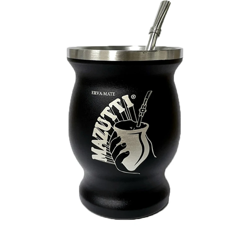 Роскошная оригинальная Аргентинская нержавеющая сталь Yerba Gourd Mate чайная кружка