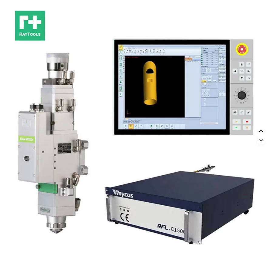 Фото Волоконно-лазерная головка Raytools BM110 XC3000PLUS 1500W 2000W 3000W MAX, волоконно-лазерный источник RAYCUS, водяной охладитель, сервопривод Huichuan 750W 400W. №5