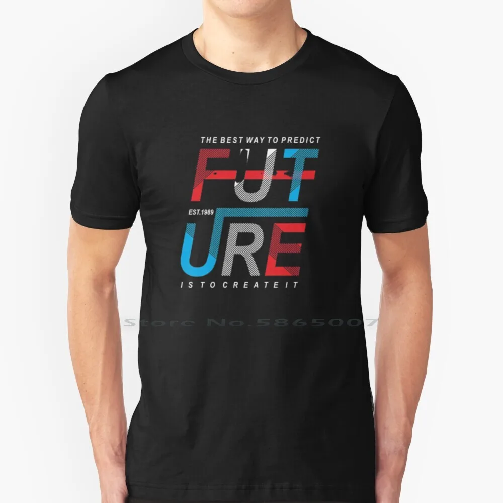 

Футуристическая футболка из 100% хлопка Lil Uzi Vert Назад в будущее Веер-арт Назад в будущее доктор Браун Назад в будущее Марти