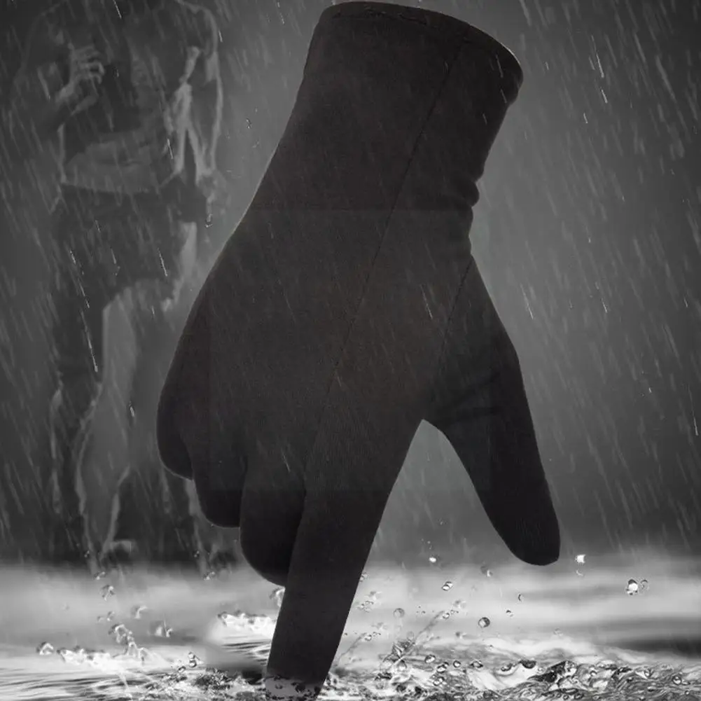 

Зимние мужские ветрозащитные Нескользящие перчатки, водонепроницаемые, для пеших прогулок, велоспорта, скалолазания, экрана, спорта для ве...