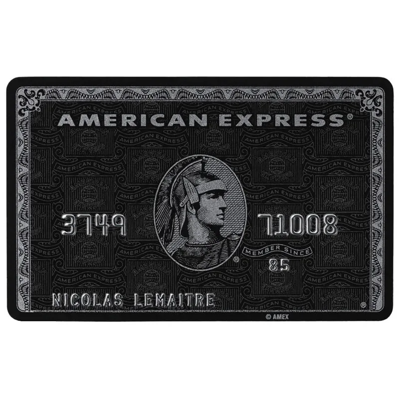 

10pcs Bank Card Sticker Props Centurion Black Card Sticker Universal Black Card Express Black Card Sticker Decorative