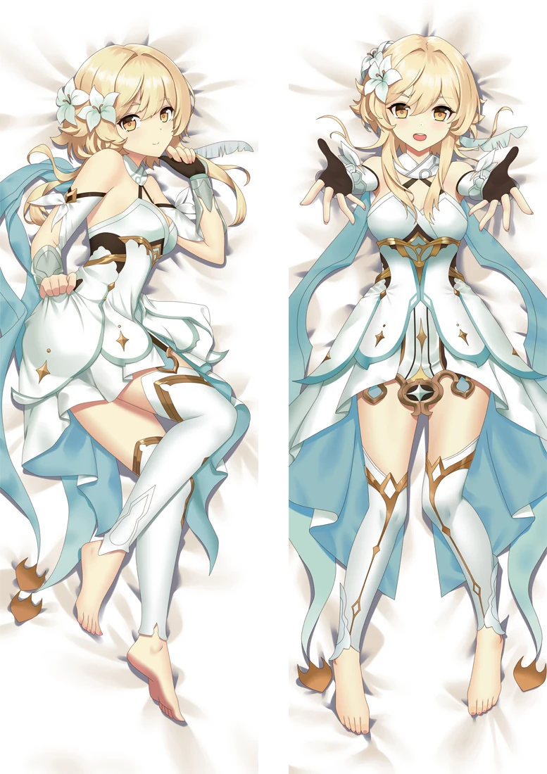 

Genshin Impact Lumine Dakimakura body Pillowcase Cushion Case Cover