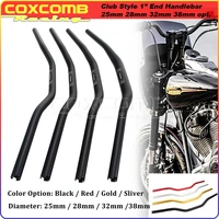 club style forbidden motorcycle bars 1 handlebar 28mm 32mm 38mm fat bar for harley dyna street bob low rider s cafe racer 32
