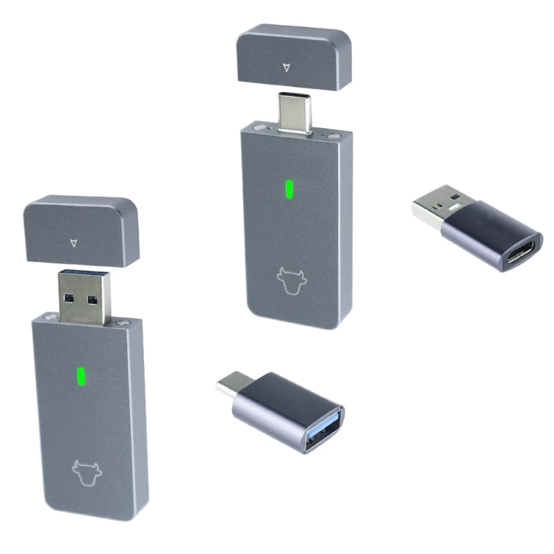 

Hard Disk Enclosure USB 3.1 to JMS583 NVMe Type-c USB SSD External Box