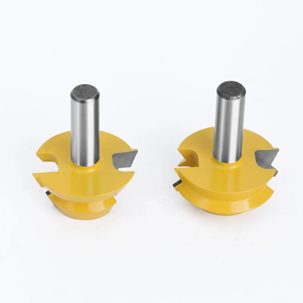 2 шт. 12 мм 1/2 дюйма фрезы с хвостовиком торцовочные шипы 22 5 градусов набор