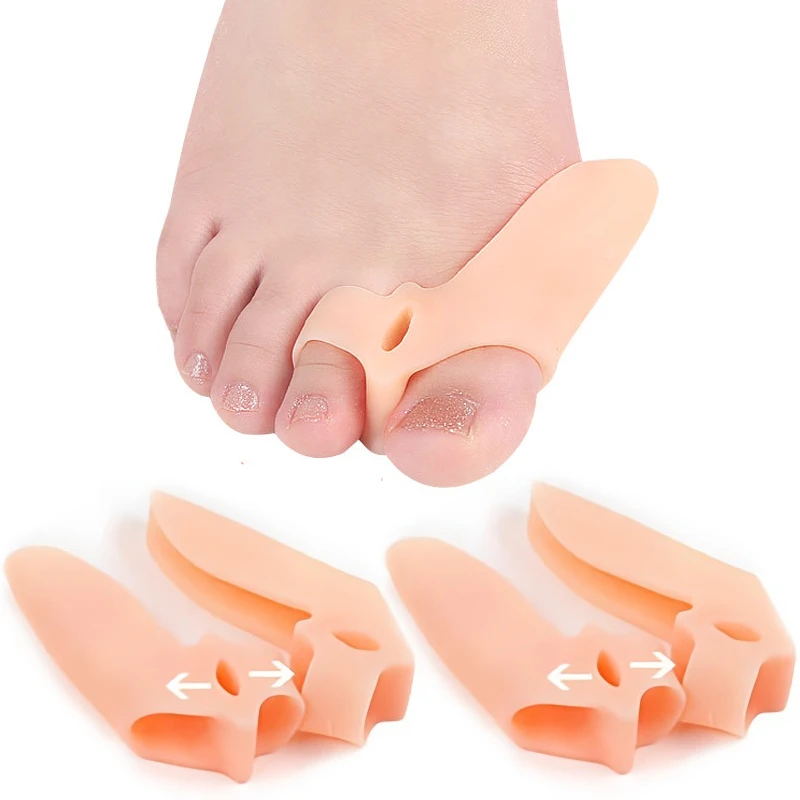 

6Pairs Gel Silicone Hallux Valgus Corrector Hammer Toe Separators Pads Bunion Bone Adjuster Orthosis Foot Care Tools Pedicure