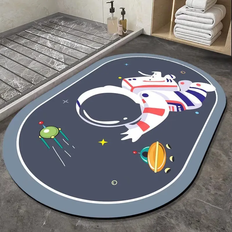 

Space Astronaut Area Rug For Living Room Floor Mat In The Room Home Decor Rugs For Bedroom Round Rug Carpets Cosmos Travelling