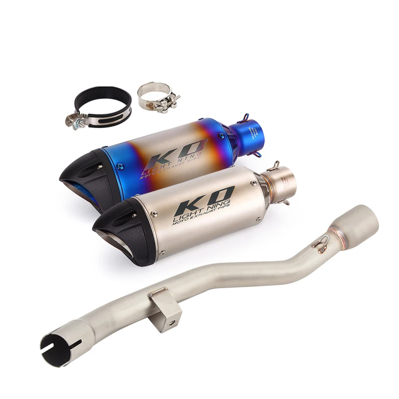 Выхлопная труба для мотоцикла YAMAHA WR125R/WR125X 2009-2017 средняя звеньевая из нержавеющей