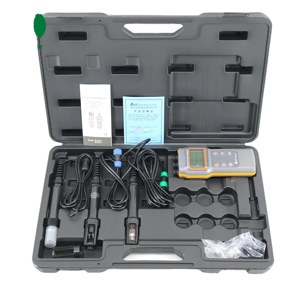 

New Discount AZ86031 water quality measuring instrument 86031 Handheld IP67 Combo PH/COND./D.O
