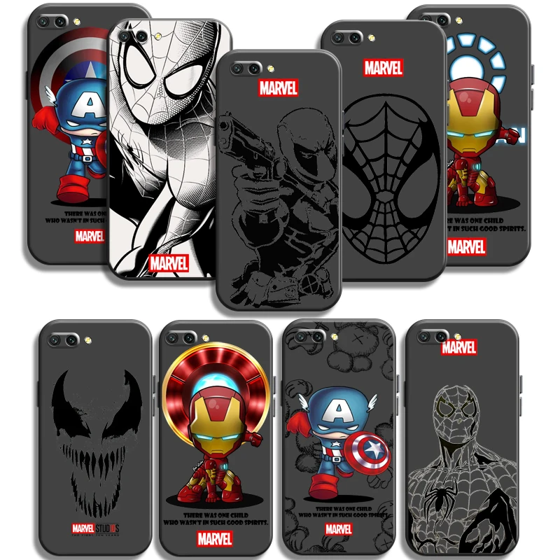 

Чехлы для телефонов с логотипом комиксов Marvel для Huawei Honor P30 P40 Pro P30 Pro Honor 8X V9 10i 10X Lite 9A 9 10 Lite, мягкий чехол из ТПУ