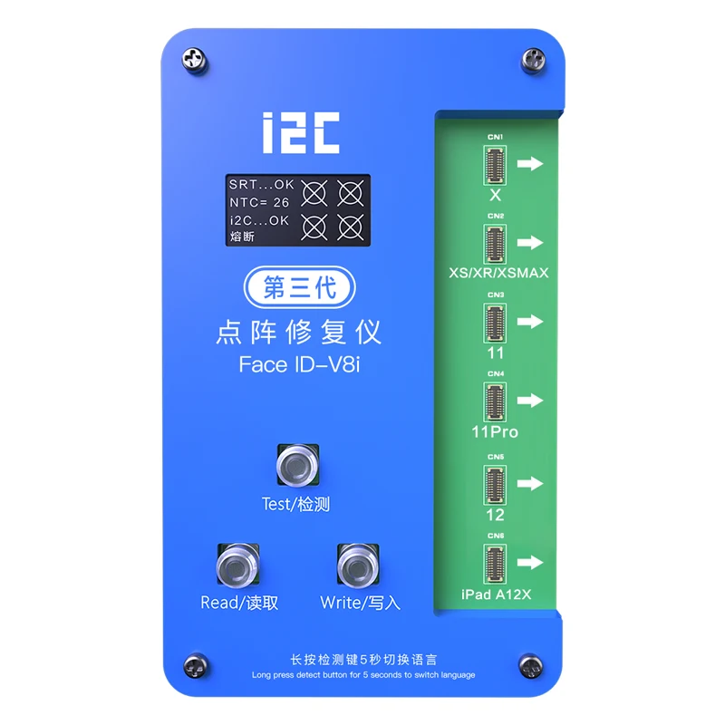 

i2C 3rd IFace-V8i Face ID Dot Matrix Projection Repair Programmer For iPhone X XS 11 Pro Max 12 Mini Fix Face Detection Tools