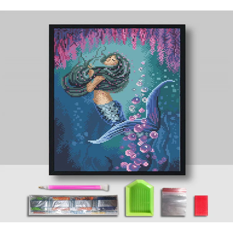 【z5125】Factory WholesaleDIYDiamond Painting5Dround Diamond Cross-Border Generation Character Children Animal Landscape