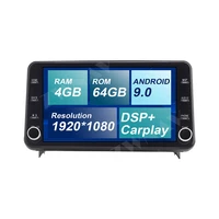 max pad hd screen android 9 0 car multimedia player streaming media unit for rav4 rav 4 2018 2019 2020 car radio stereo free cam