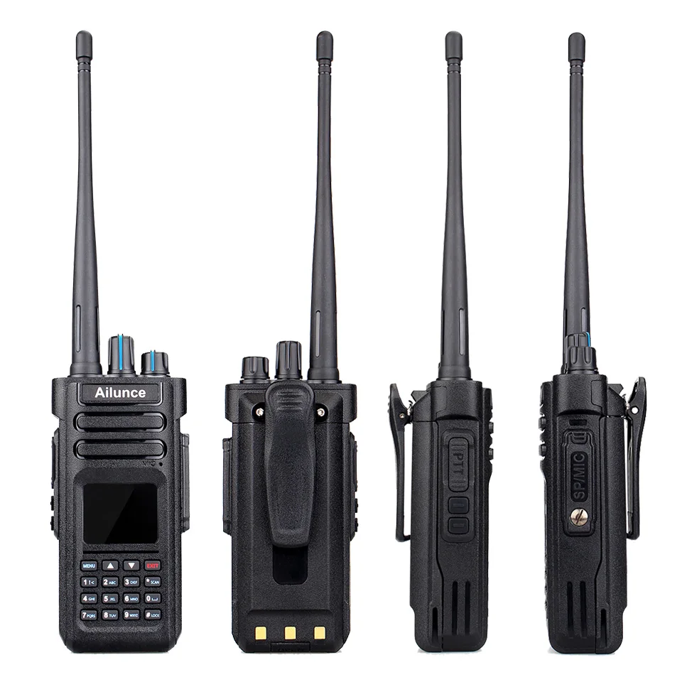 ailunce hd1 dmr digital walkie talkie ham radio long range amateur two way radio walkie talkie gps vhf uhf dual band transceiver free global shipping