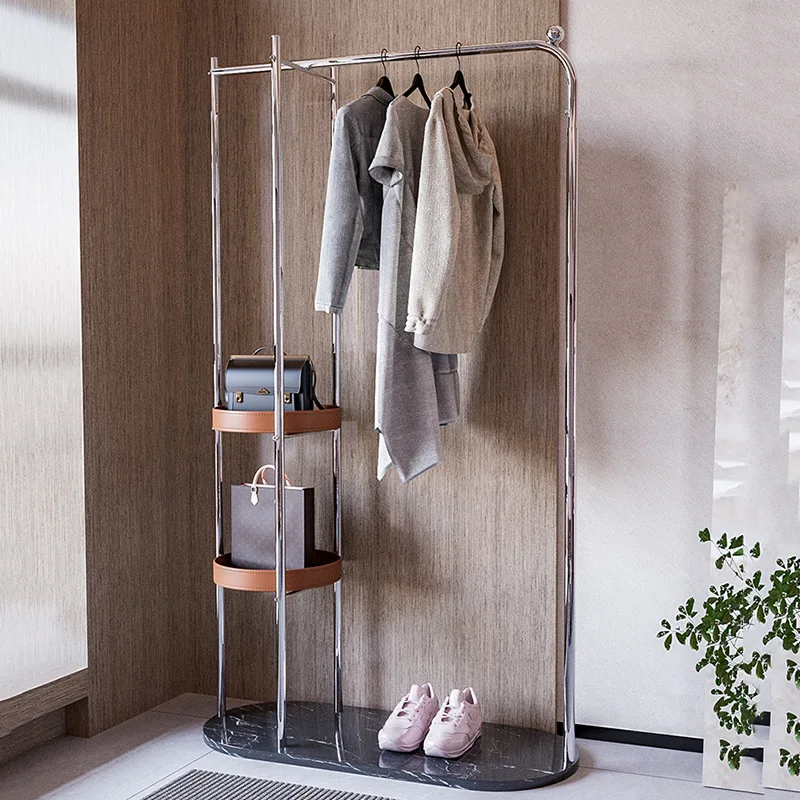 

Coat Hanger Clothes Rack Nordic Boutique Dress Wardrobes Closet Clothing Rack Garment Shoe Shelf Sapateira Modern Furniture