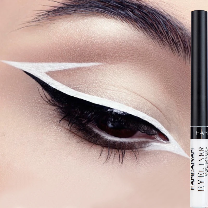 

Matte Liquid Eyeliner Quick Dry Waterproof Colorful Neon Eyeliner Pencil White Blue Purple Color Eyeliner Cosmetic Makeup Tool